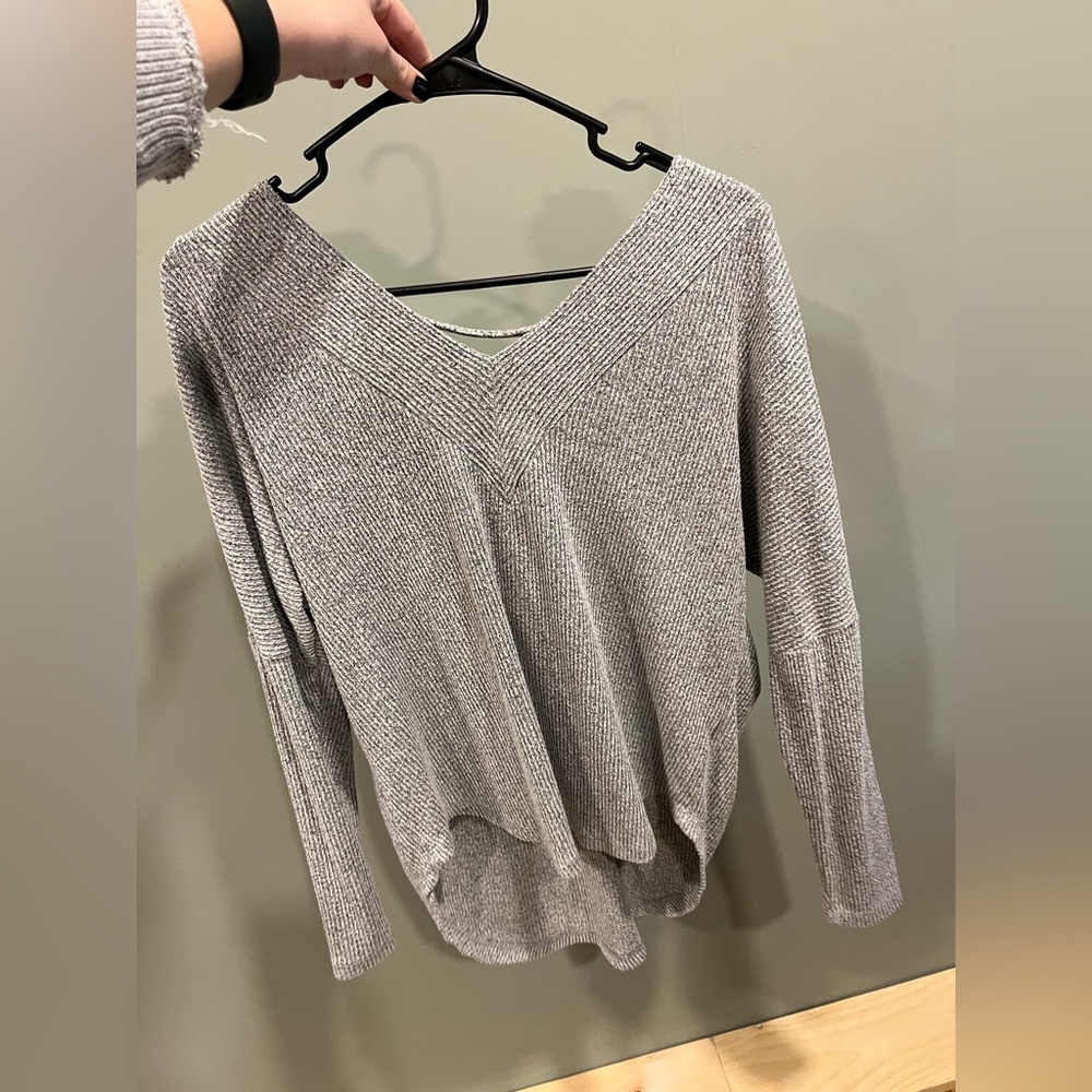 Oversized grey sweater